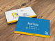 Real Facts Business Card Design 2020 branding design graphic design graphic designer illustration illustrator logo logo designer logodesign minimal